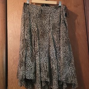 animal print skirt